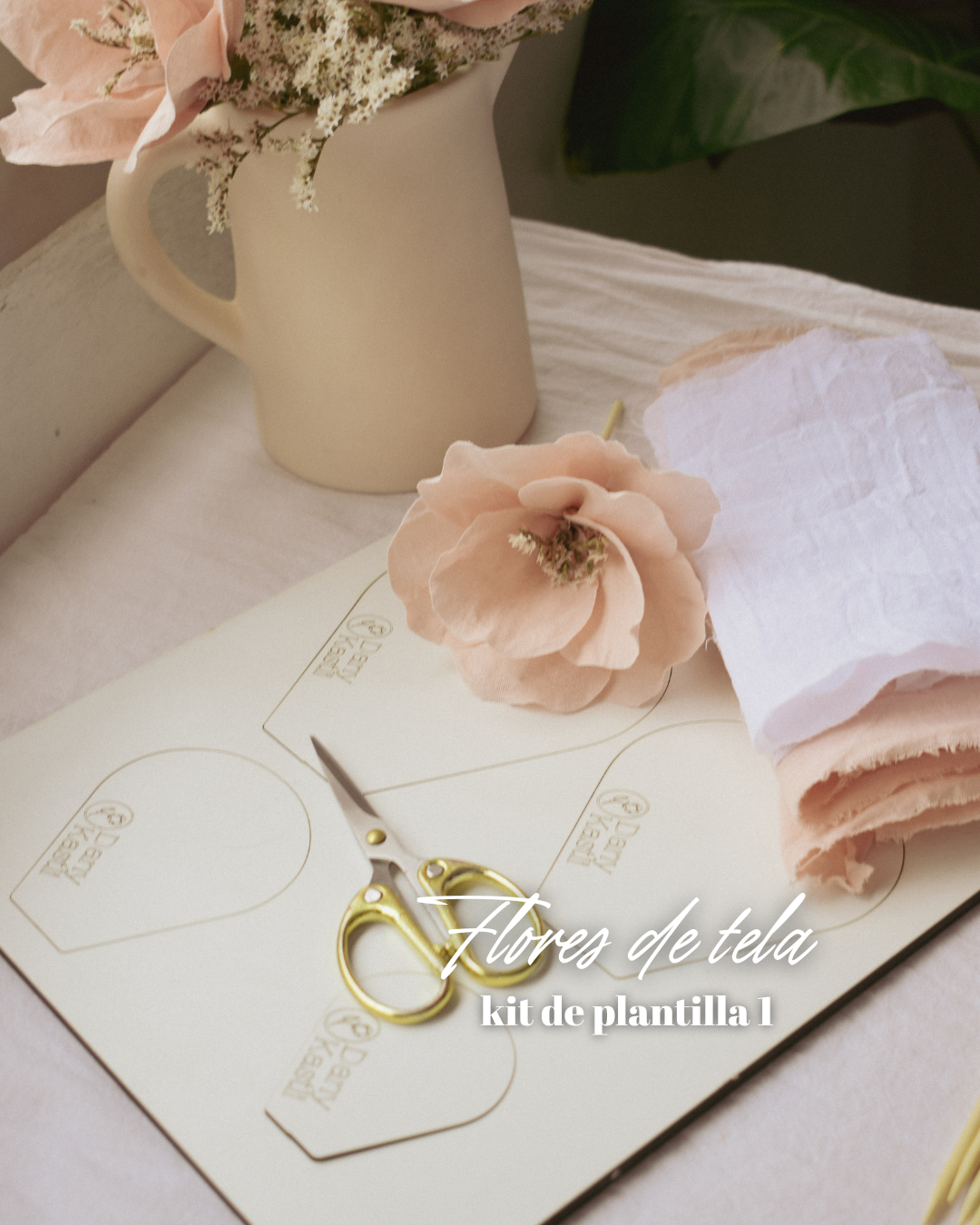  KIT FLORES DE TELA 1