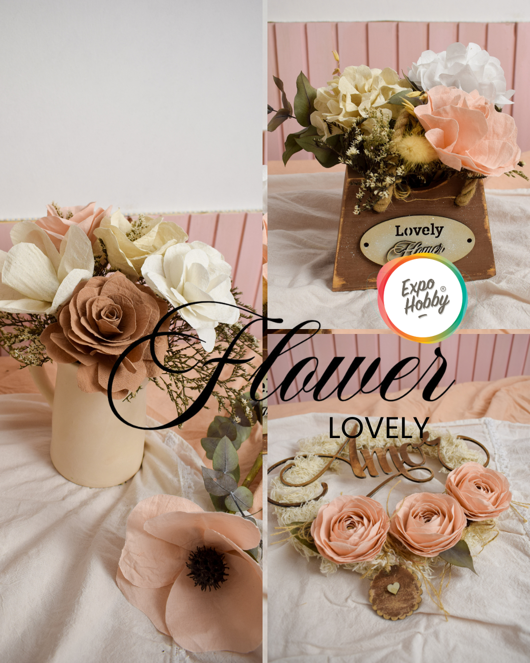 🌸 Flower Lovely – Talleres en Expo Hobby 2026